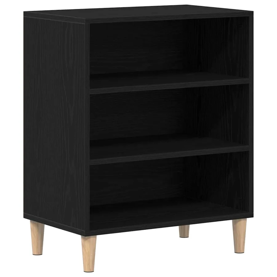 Buffet Chêne noir 57 x 35 x 70 cm Bois d'ingénierie - 2