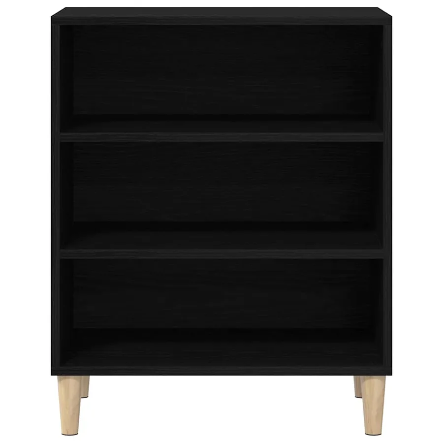 Buffet Chêne noir 57 x 35 x 70 cm Bois d'ingénierie - 6