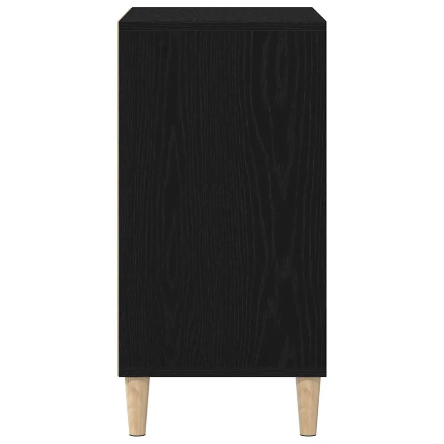 Buffet Chêne noir 57 x 35 x 70 cm Bois d'ingénierie - 7