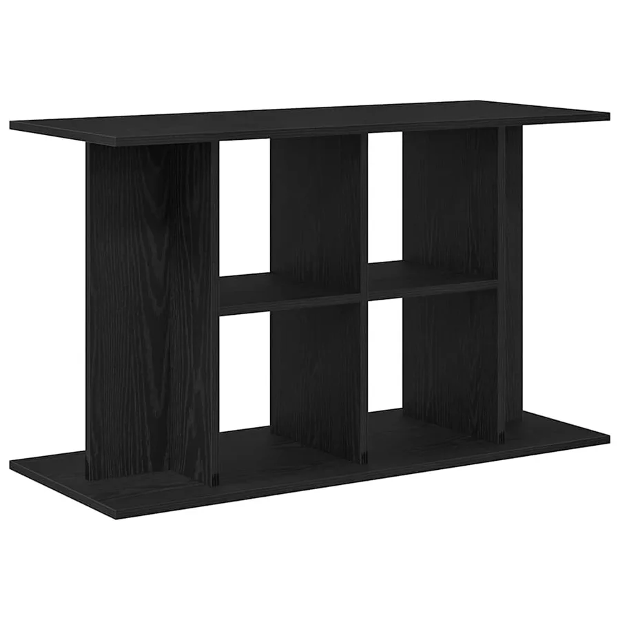 Support d'aquarium Chêne noir 100x40x60 cm Bois d'ingénierie - 2