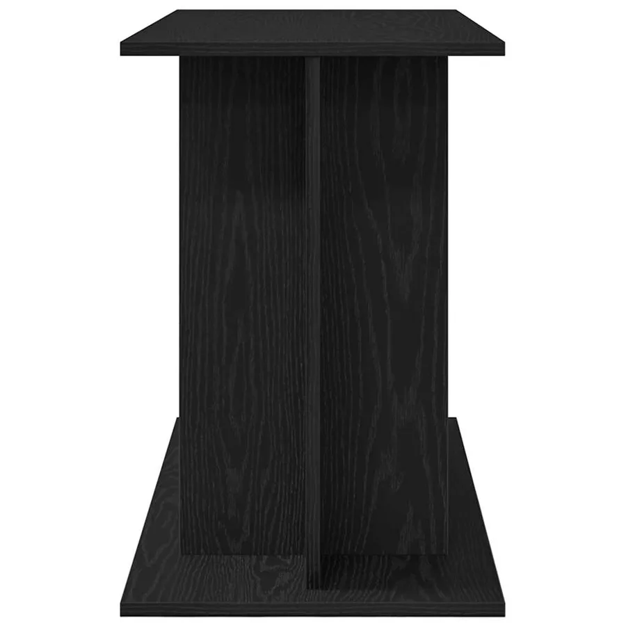Support d'aquarium Chêne noir 100x40x60 cm Bois d'ingénierie - 6