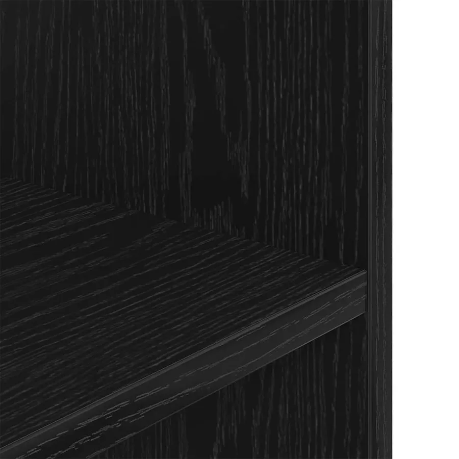 Support d'aquarium Chêne noir 100x40x60 cm Bois d'ingénierie - 8