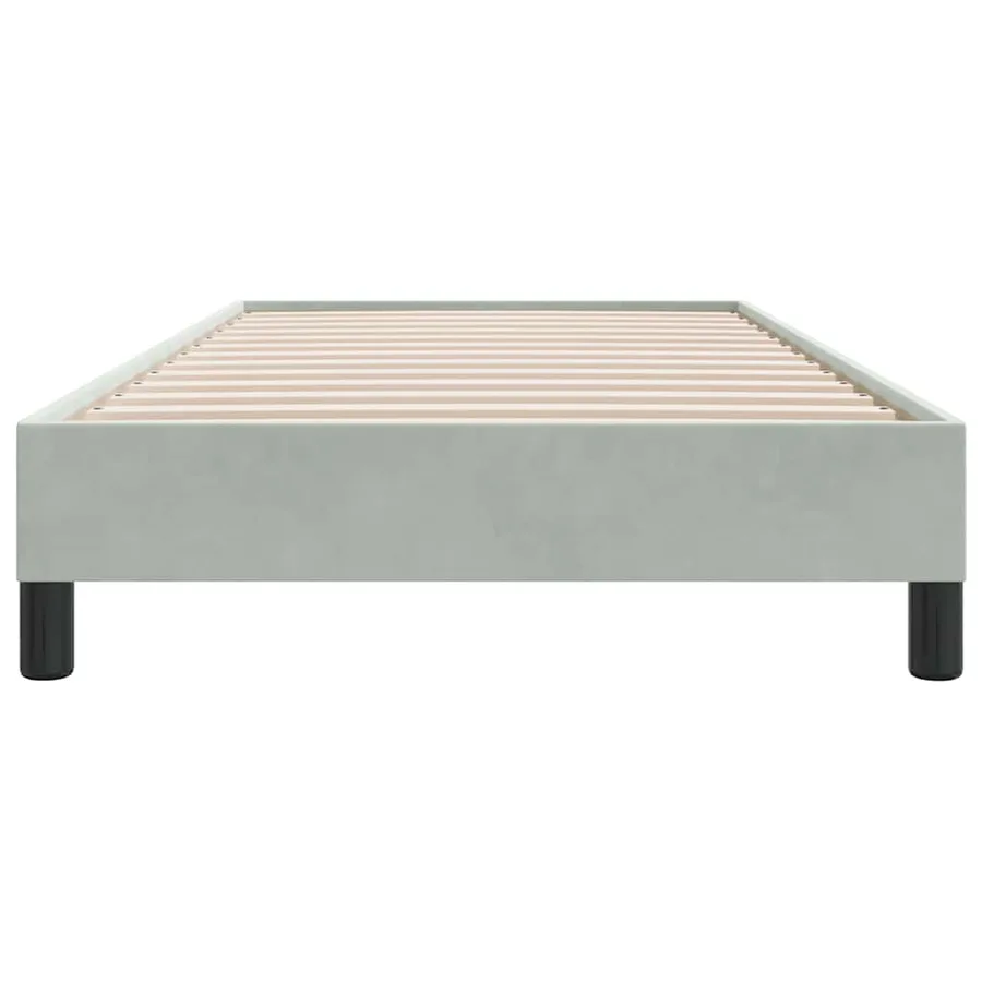 Sommier à lattes de lit sans matelas 80x210 cm velours - 5