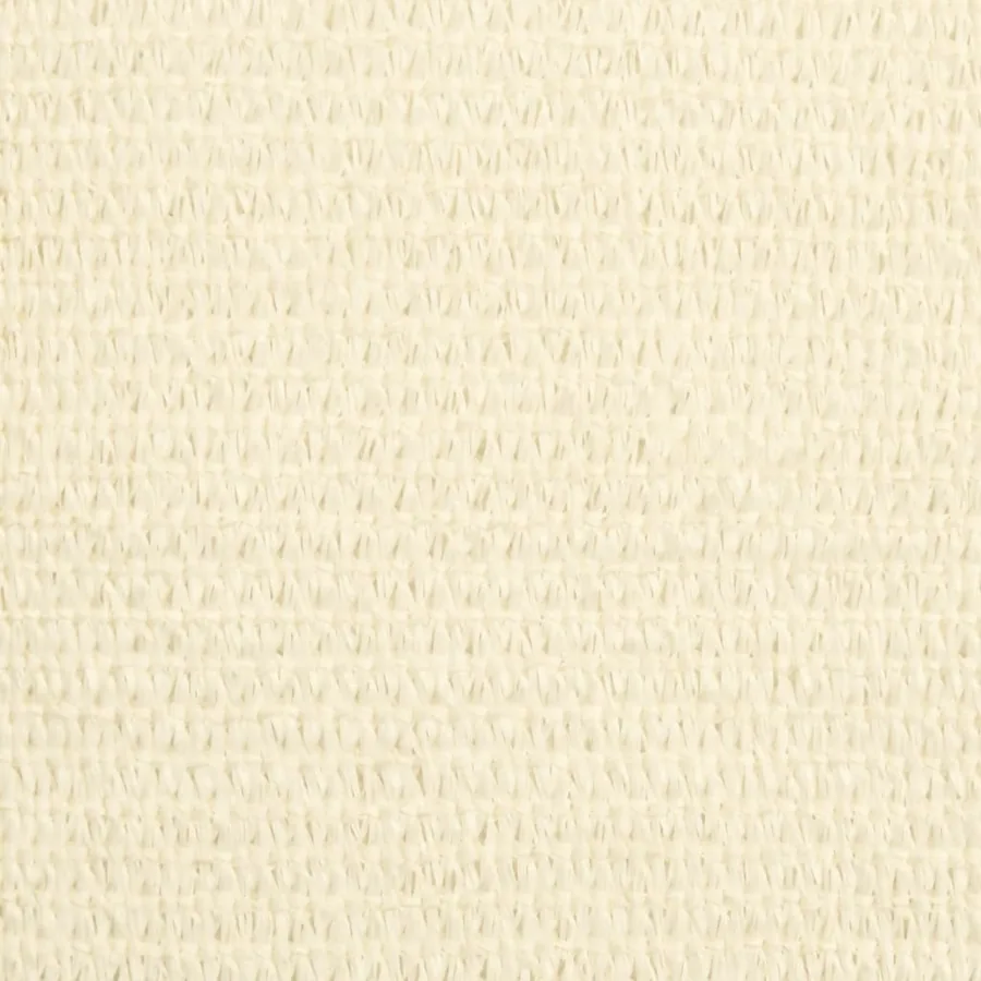 Parasol en PEHD triangulaire 3,6x3,6x3,6 m Crème - 9