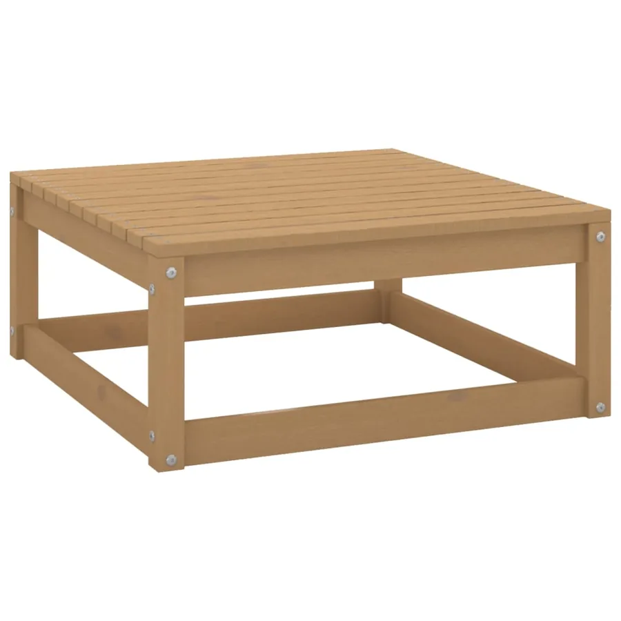 Salon de jardin 3 pcs avec coussins Bois de pin massif - 4