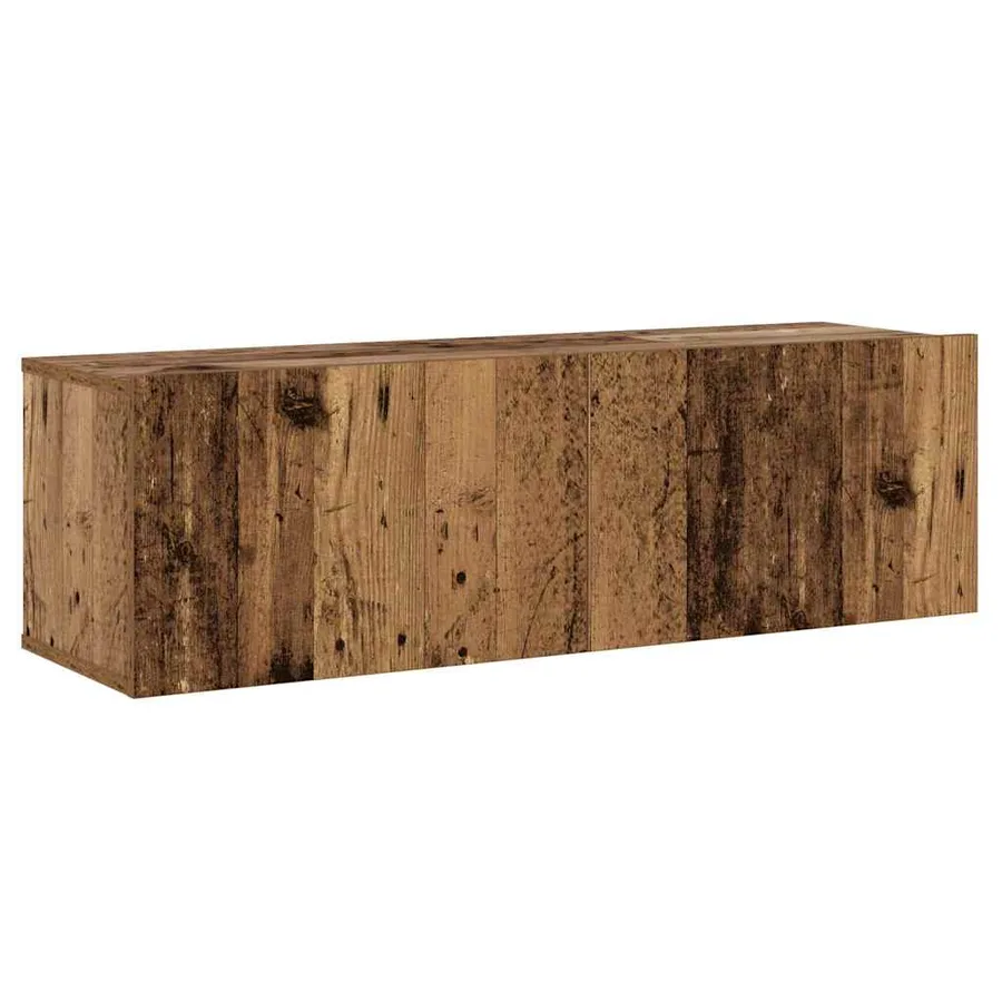 Ensemble de meuble TV mural 8 pcs vieux bois bois d'ingénierie - 6