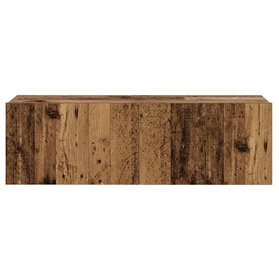 Ensemble de meuble TV mural 8 pcs vieux bois bois d'ingénierie - 7