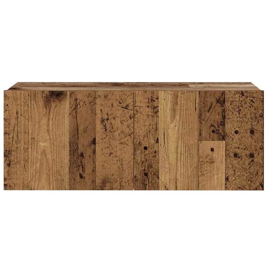 Meubles TV muraux 3 pcs vieux bois bois d'ingénierie - 7