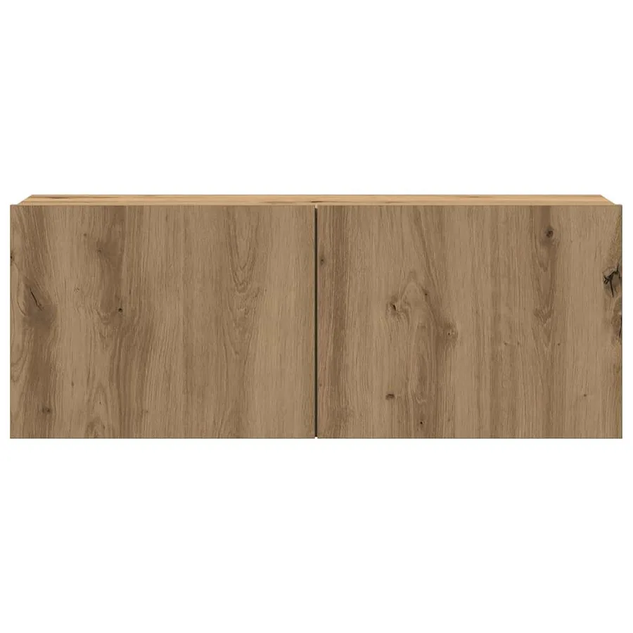 Ensemble de meuble TV mural 8 pcs chêne artisanal - 7