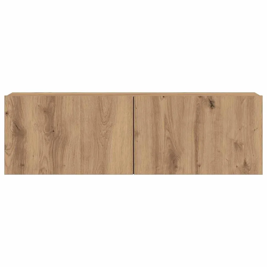 Ensemble de meuble TV mural 7 pcs chêne artisanal - 5