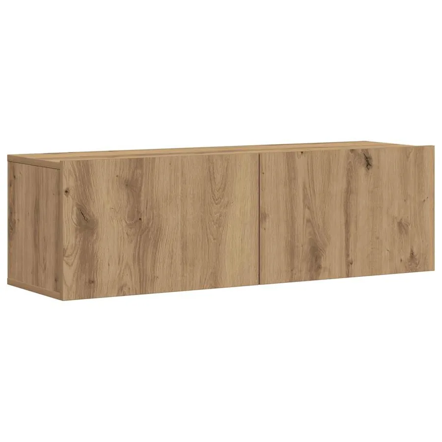 Ensemble de meuble TV mural 7 pcs chêne artisanal - 6