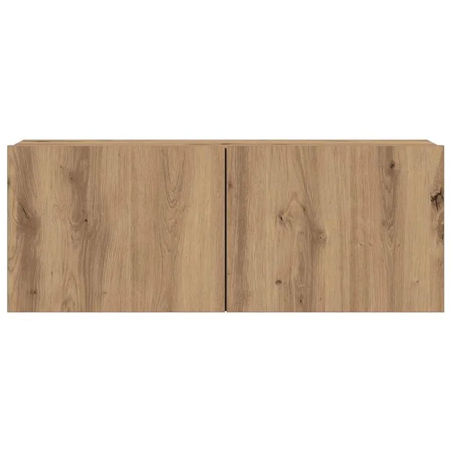 Ensemble de meuble TV mural 7 pcs chêne artisanal - 7