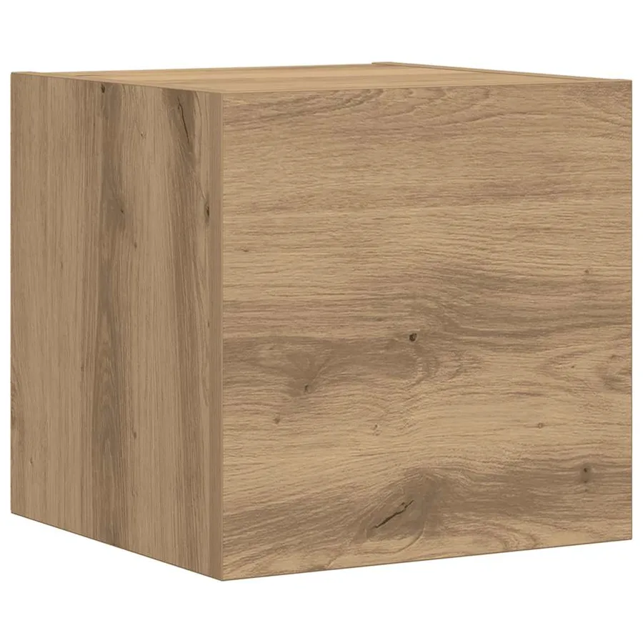 Ensemble de meuble TV mural 7 pcs chêne artisanal - 8
