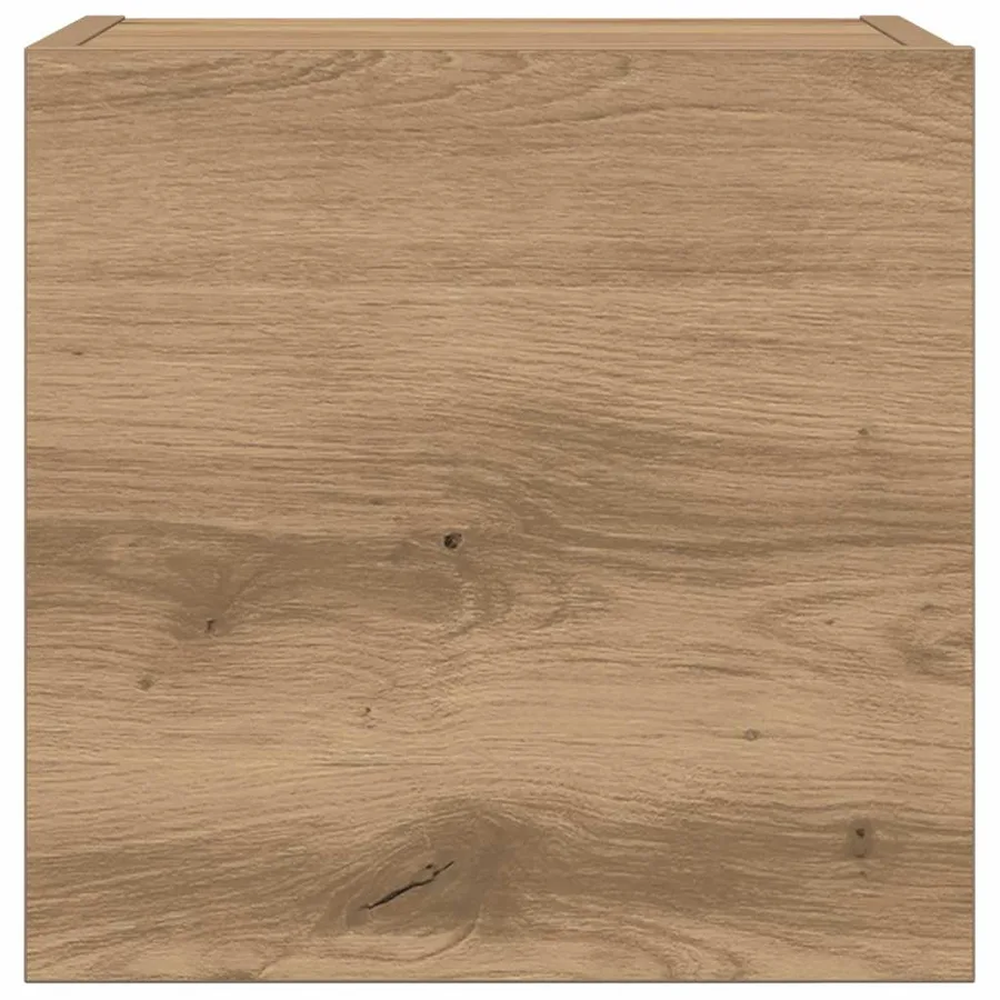 Ensemble de meuble TV mural 7 pcs chêne artisanal - 9