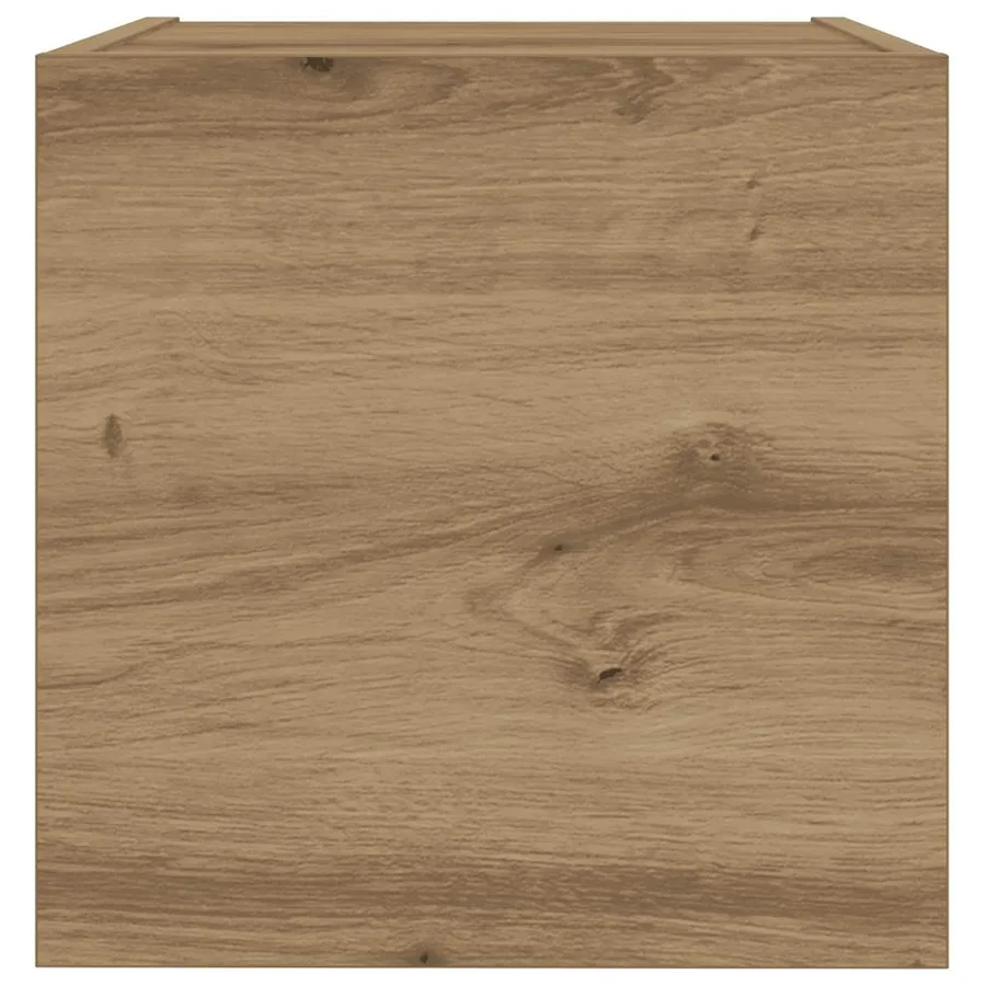 Meubles TV muraux 6 pcs chêne artisanal bois d'ingénierie - 7