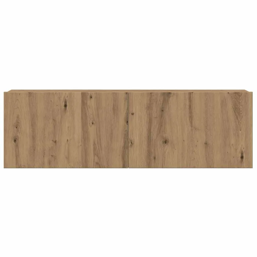 Ensemble de meuble TV mural 6 pcs chêne artisanal - 5
