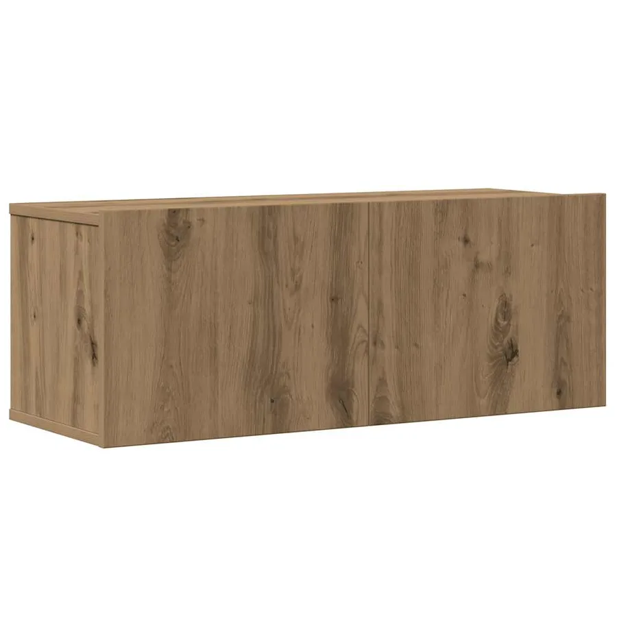 Ensemble de meuble TV mural 6 pcs chêne artisanal - 6