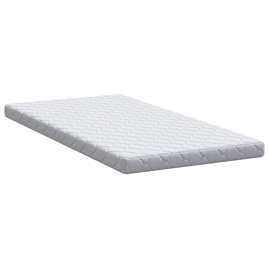 Matelas Blanc 90 x 200 cm Tissu jacquard - 5