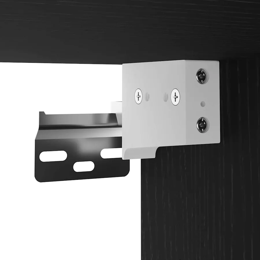 Ensemble meuble TV avec LED 2 pcs Chêne noir 30,5 x 30 x 102 cm - 10