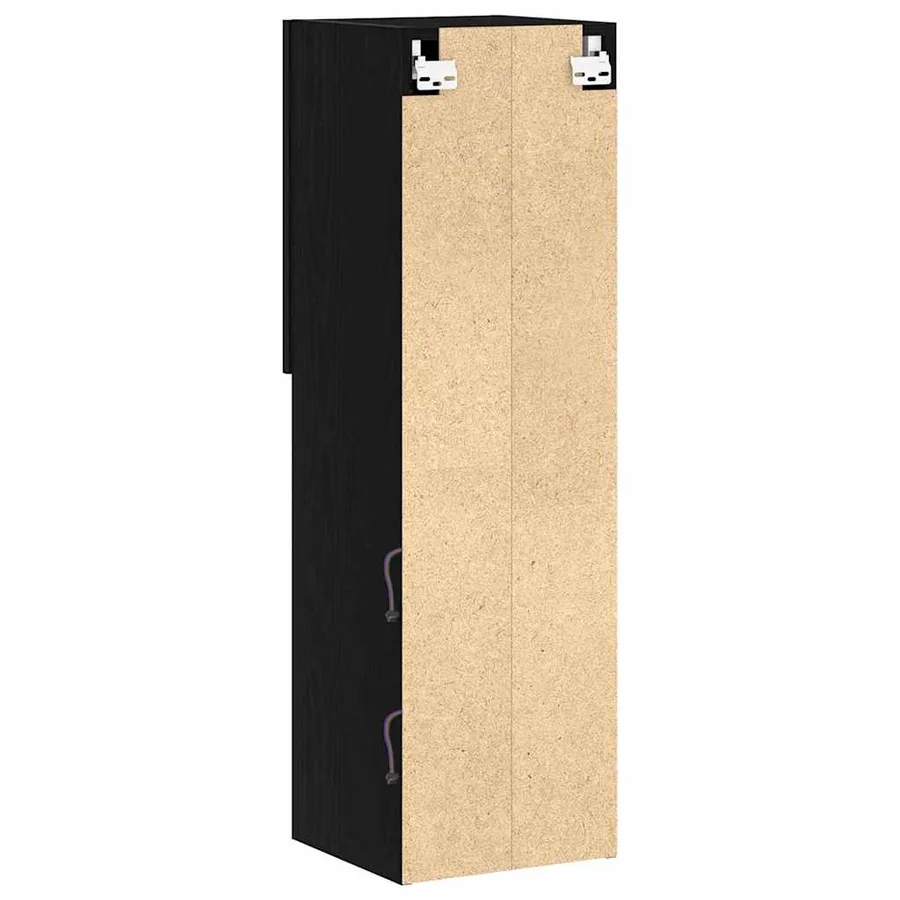 Ensemble meuble TV avec LED 2 pcs Chêne noir 30,5 x 30 x 102 cm - 7