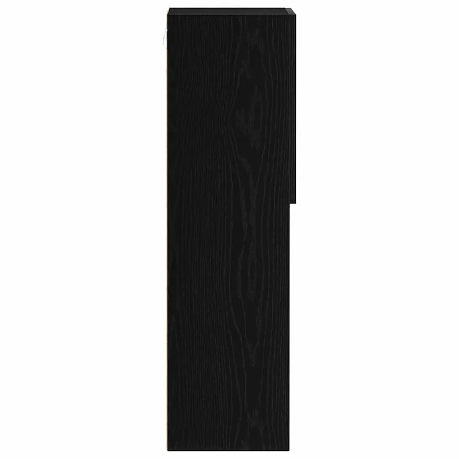 Ensemble meuble TV avec LED 2 pcs Chêne noir 30,5 x 30 x 102 cm - 9