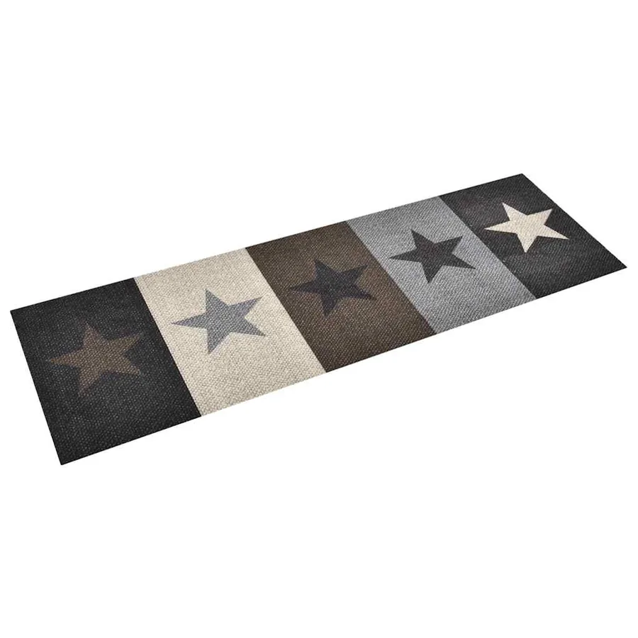 Tapis de sol de cuisine lavable Étoile 45x150 cm