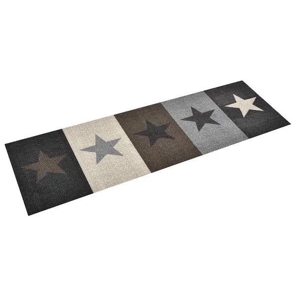 Tapis de sol de cuisine lavable Étoile 45x150 cm