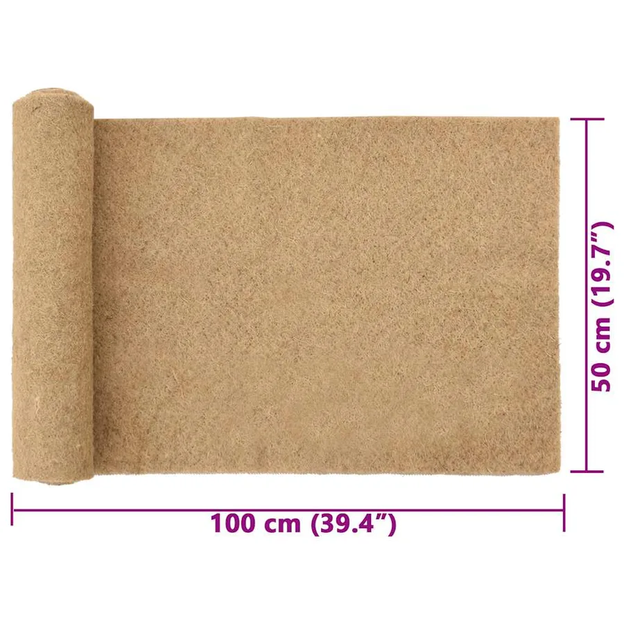 Tapis de chanvre pour rongeurs 0,5x1 m 5 mm - 10