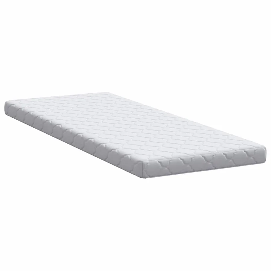 Matelas Blanc 80 x 200 cm Tissu jacquard - 5