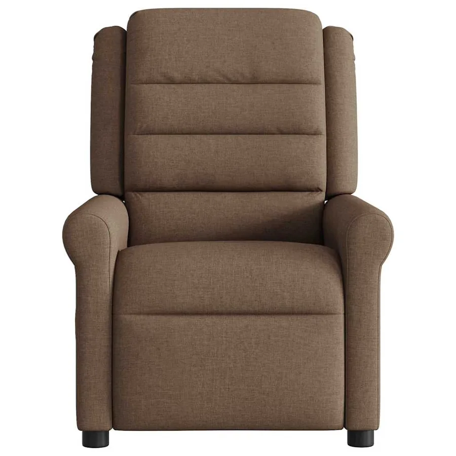 Fauteuil inclinable Marron Tissu - 3