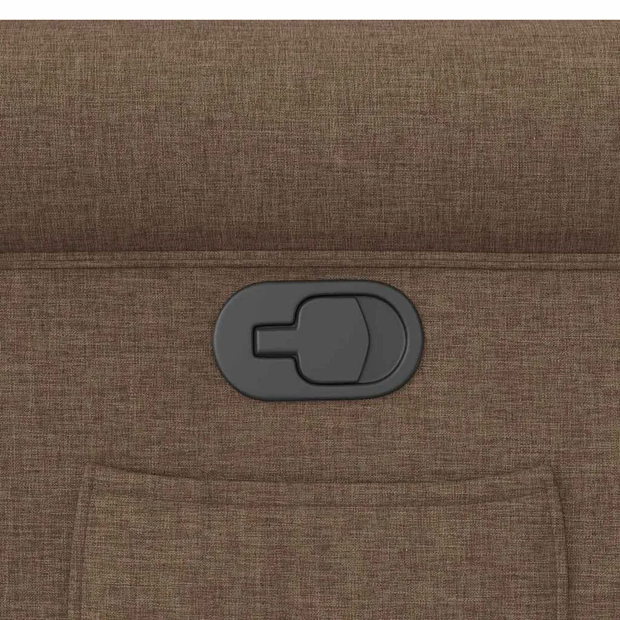 Fauteuil inclinable Marron Tissu - 13