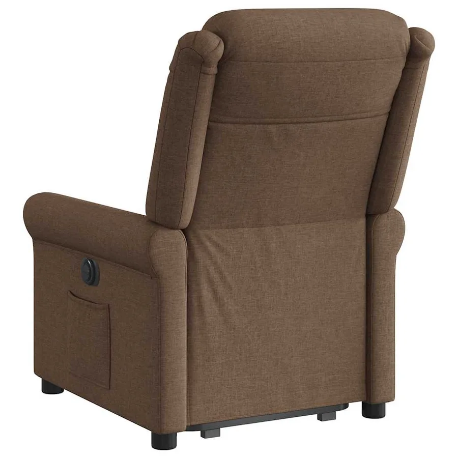 Fauteuil inclinable Marron Tissu - 7