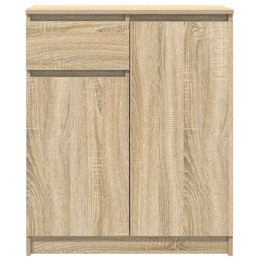 Buffet avec tiroir chêne sonoma 71x35x84 cm bois d'ingénierie - 6