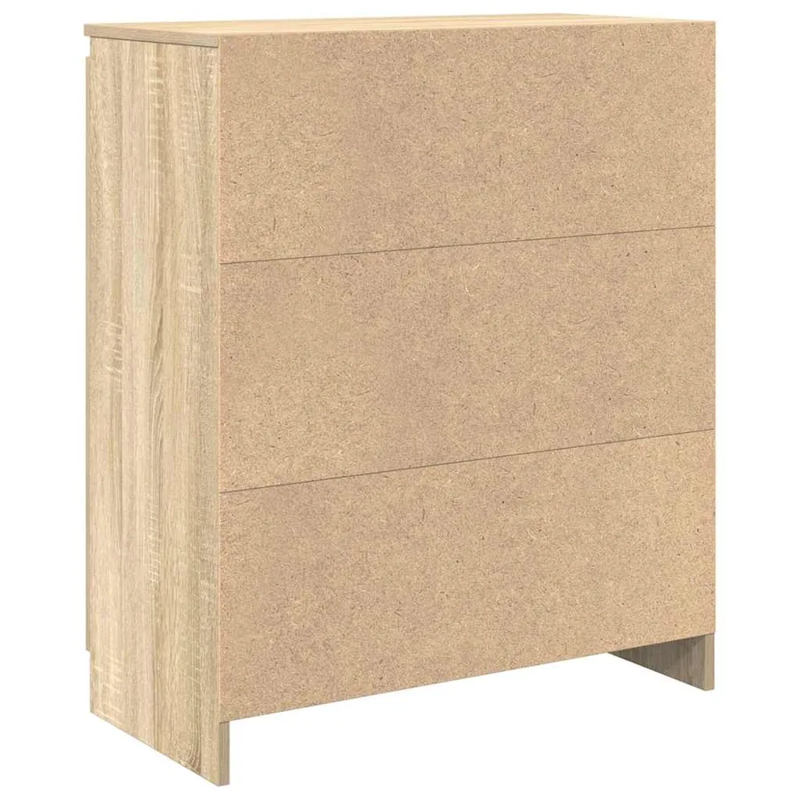 Buffet avec tiroir chêne sonoma 71x35x84 cm bois d'ingénierie - 8