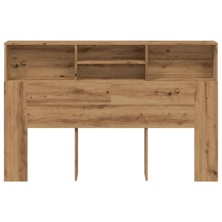 Armoire à tête de lit Chêne artisanal 180 x 19 x 103,5 cm Bois d'ingénierie - 4