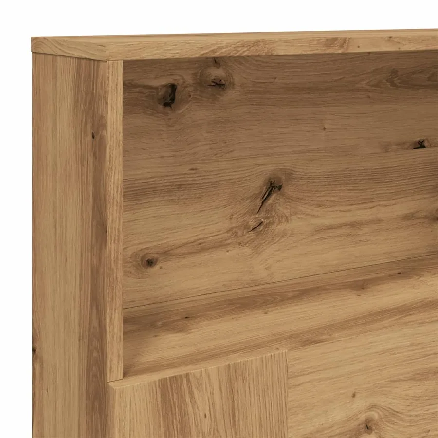 Armoire à tête de lit Chêne artisanal 180 x 19 x 103,5 cm Bois d'ingénierie - 7