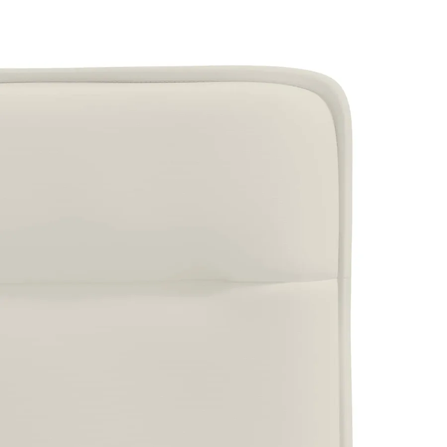 Chaises à manger lot de 4 Crème Velours - 7