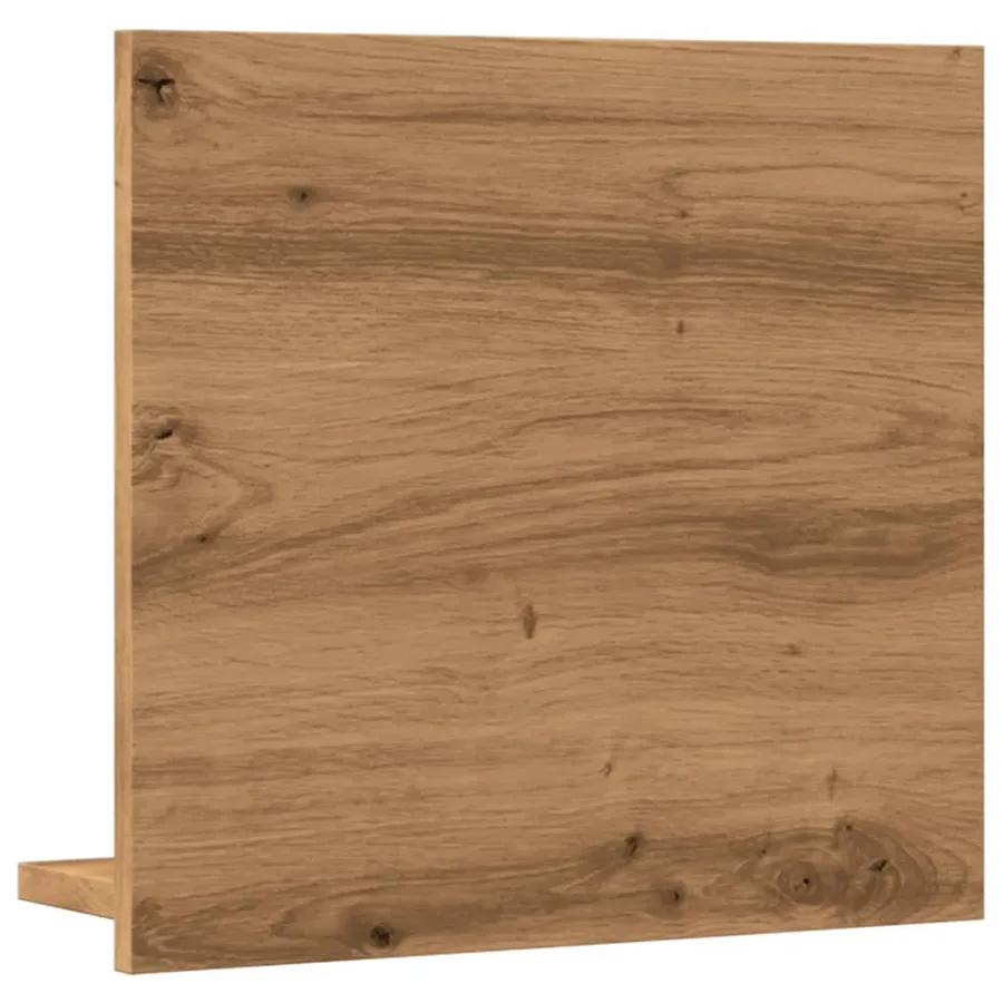 Armoire à miroir de salle de bain chêne artisanal 40x11x37 cm - 6