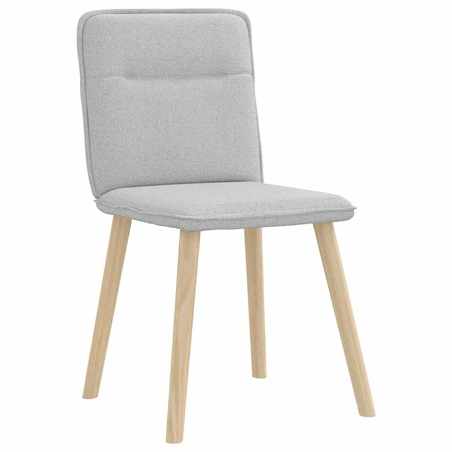 Chaises à manger lot de 2 gris nuage tissu - 3