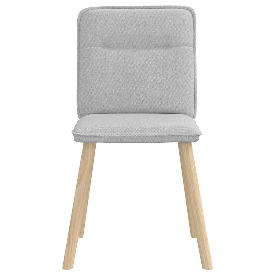 Chaises à manger lot de 2 gris nuage tissu - 4
