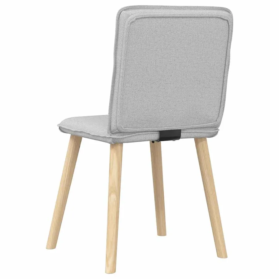 Chaises à manger lot de 2 gris nuage tissu - 6