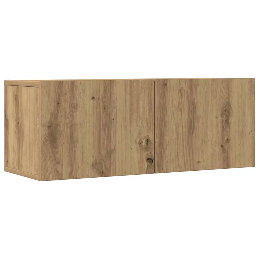 Ensemble de meuble TV mural 5 pcs chêne artisanal - 4