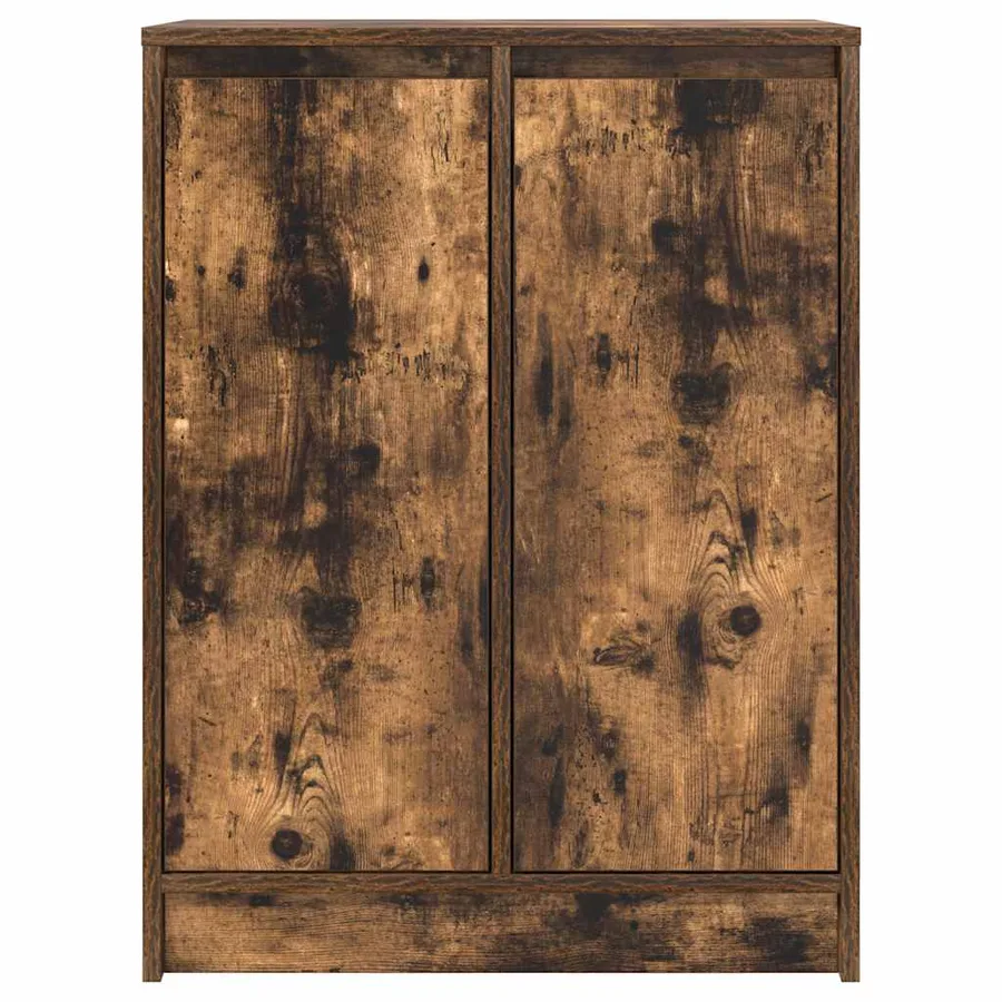 Buffet chêne fumé 57x34x76 cm bois d'ingénierie - 6