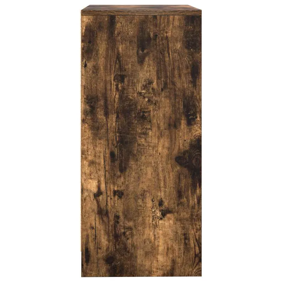 Buffet chêne fumé 57x34x76 cm bois d'ingénierie - 7