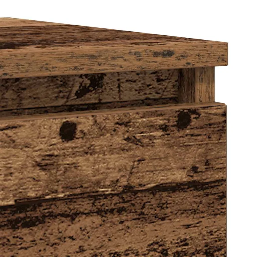 Buffet vieux bois 37,5x35x99 cm bois d'ingénierie - 10