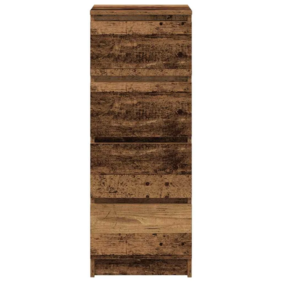 Buffet vieux bois 37,5x35x99 cm bois d'ingénierie - 6