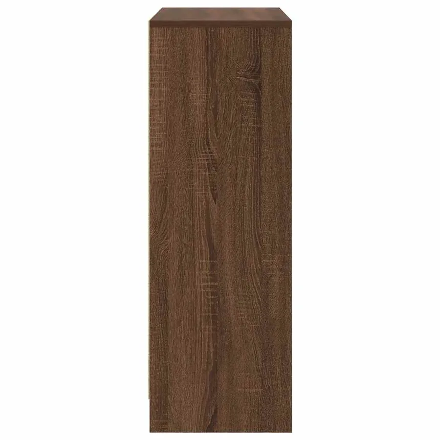 Buffet avec tiroirs et portes chêne marron 73x31x90 cm - 7