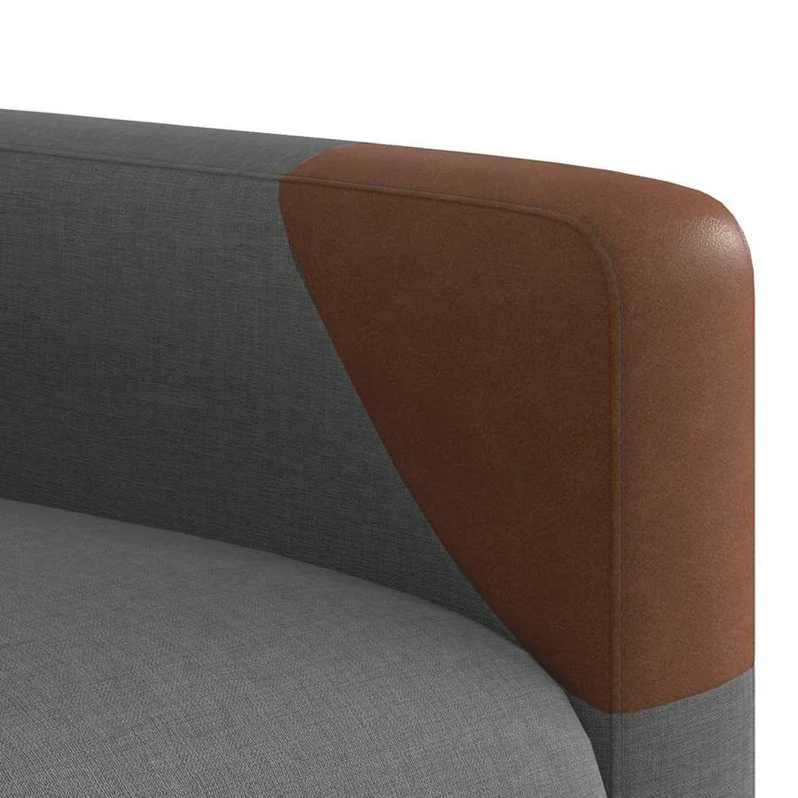 Fauteuil inclinable Gris foncé Tissu - 11