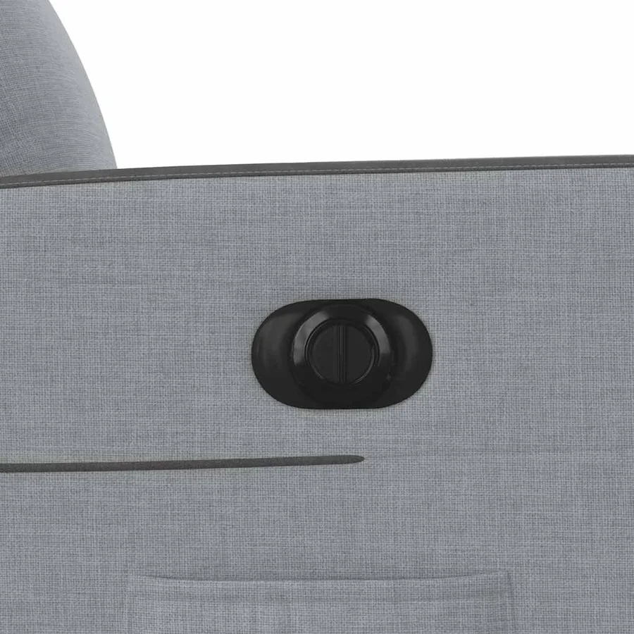 Fauteuil inclinable électrique gris clair tissu - 14