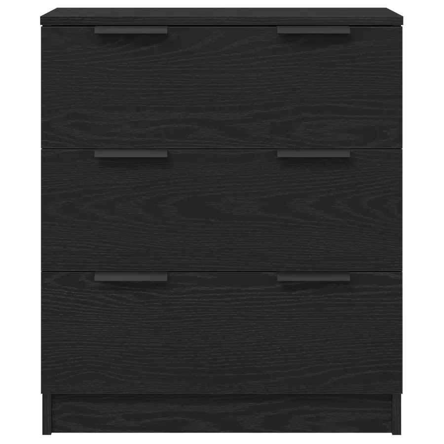 Buffet 3 pcs Chêne noir 180 x 30 x 70 cm Bois d'ingénierie - 8